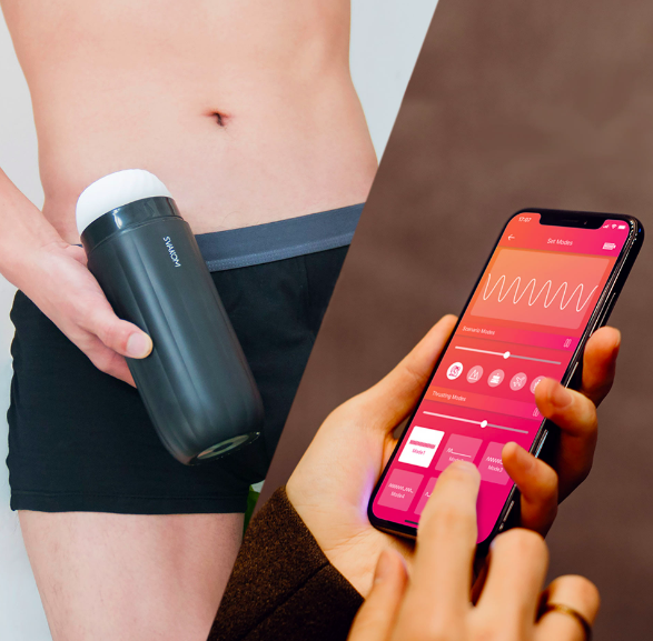 Bỏ sỉ Âm đạo giả tự động điều khiển qua app điện thoại tương tác webcam - Svakom Sam Neo giá sỉ