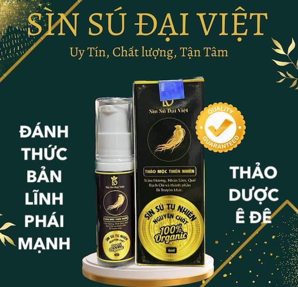 Sìn sú Đại Việt 6ml dạng xịt cao thảo dược chính hãng chuẩn nước nguyên chất