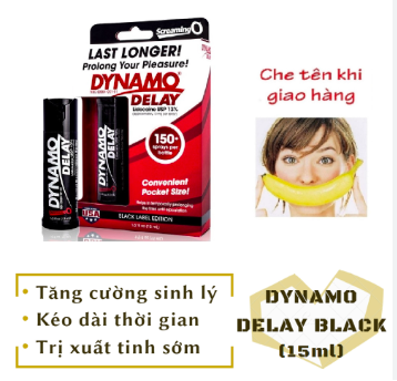 Mua Chai xịt Dynamo Delay Black Label Edition chính hãng Mỹ thuốc kéo dài thời gian giá tốt Mua Chai xịt Dynamo Delay Black Label Edition chính hãng Mỹ thuốc kéo dài thời gian giá tốt