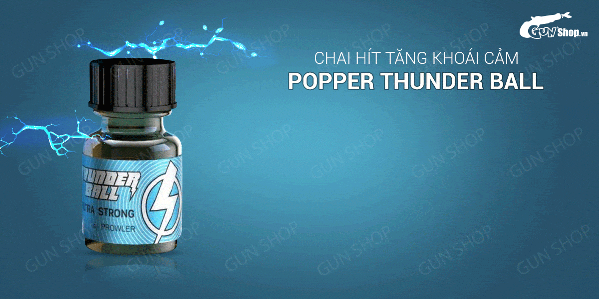 Thông tin Popper Thunder Ball 10ml chính hãng Mỹ USA PWD hàng mới về