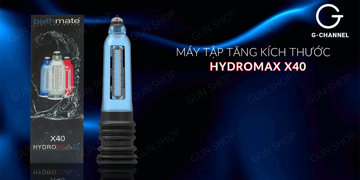  Địa chỉ bán Máy tập tăng kích thước dương vật dùng áp suất nước - Hydromax X40 có tốt không?
