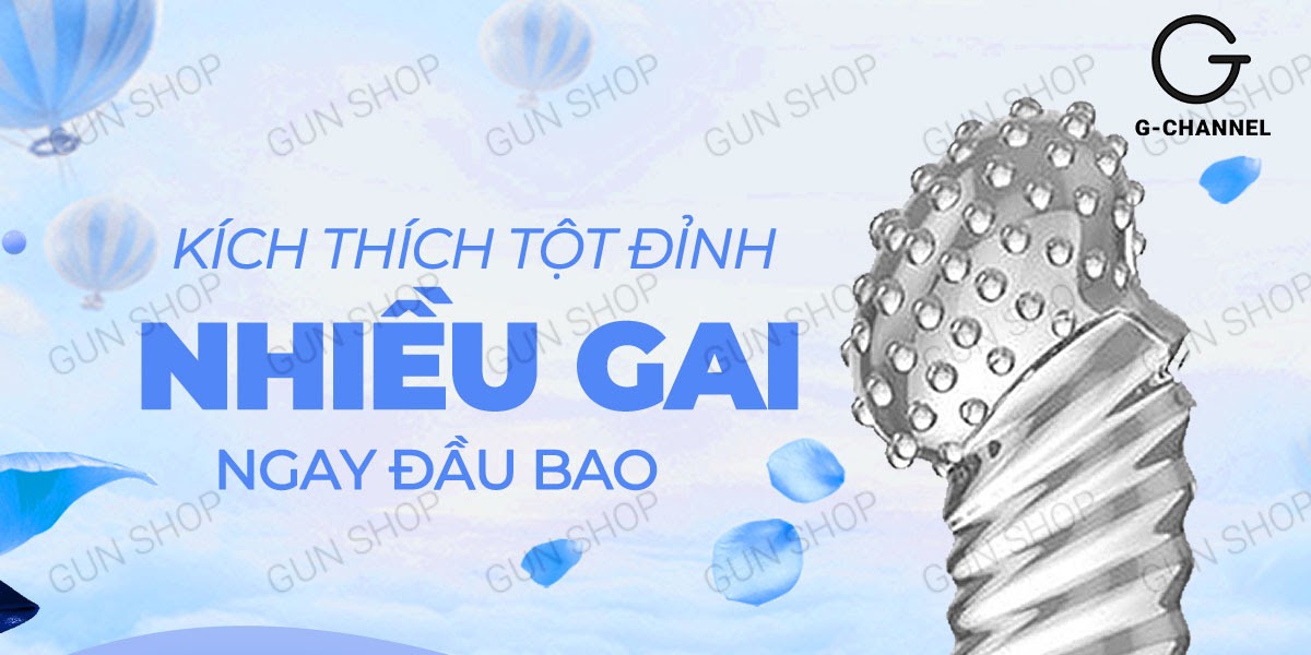 Cửa hàng bán Bao cao su ngón tay dài Aichao G-spot 2 - Gai nổi lớn - Hộp 1 cái chính hãng